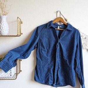 St Johns Bay corduroy button up, size large